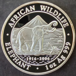 2006 1 Oz Somali Elephant Reverse