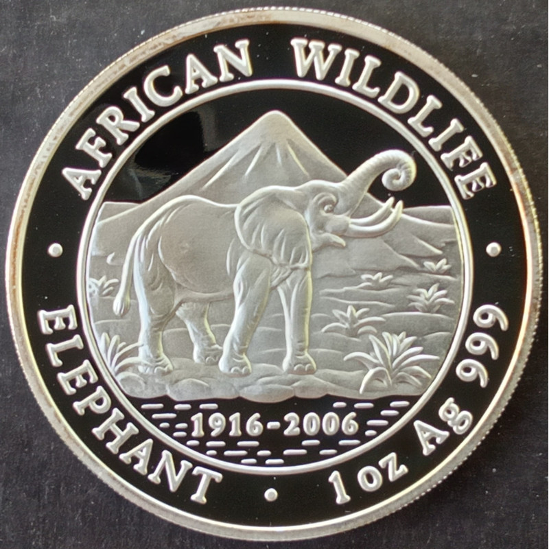 2006 1 Oz Somali Elephant Reverse