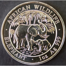 2007 1 Oz Somali Elephant Reverse