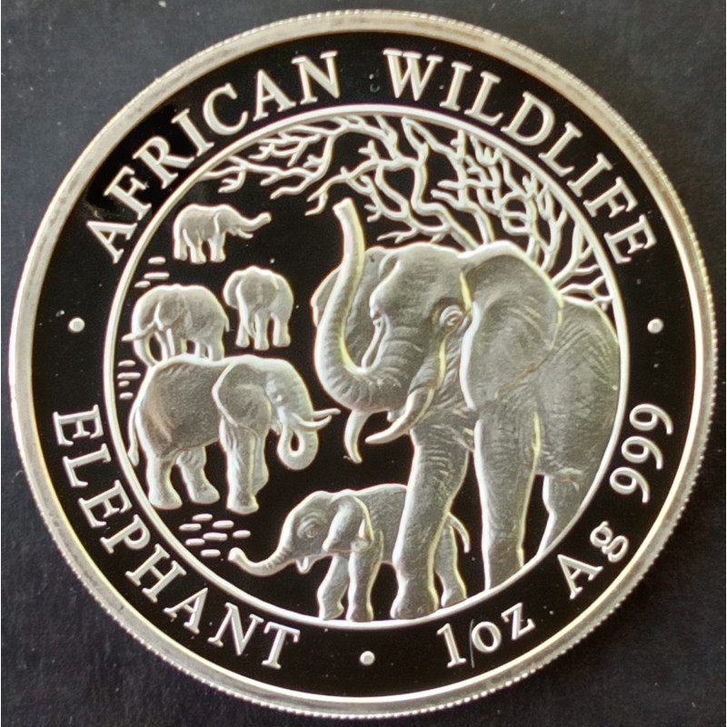 2008 1 Oz Somali Elephant Reverse