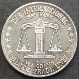 1 Oz TenTex World Trade Reverse