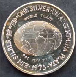 1975 1 Oz World Trade International Obverse