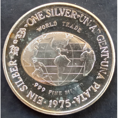 1975 1 Oz World Trade International Obverse
