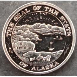 1997 1/2 Oz Alaska Mint Musk Ox Reverse