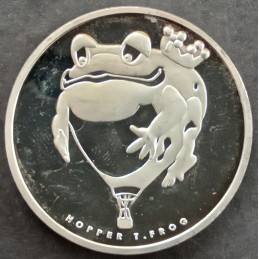 2003 1 Oz Albuquerque Coins Balloon Fiesta Special Shape Obverse