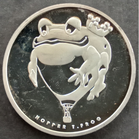 2003 1 Oz Albuquerque Coins Balloon Fiesta Special Shape Obverse