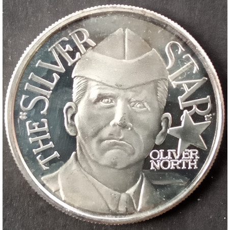 1 Oz AMC Oliver North Great Seal Obverse
