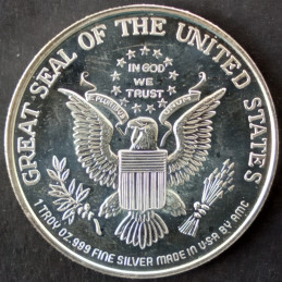 1 Oz AMC Keep On Truckin Great Seal Reverse