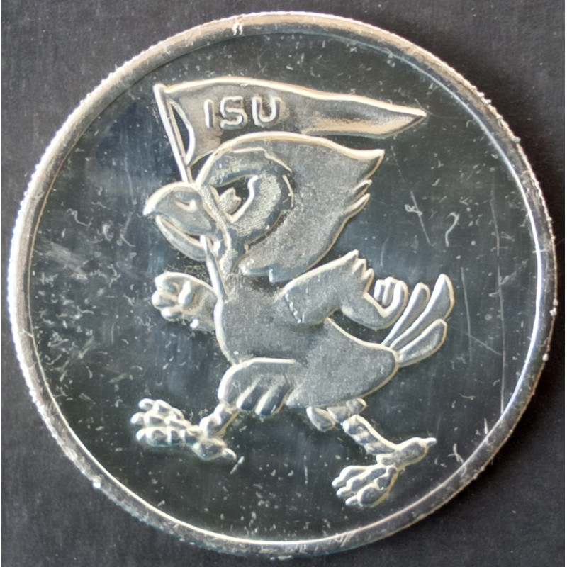 1 Oz American Argent Mint Iowa State University Obverse