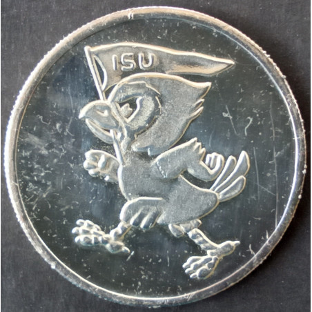 1 Oz American Argent Mint Iowa State University Obverse