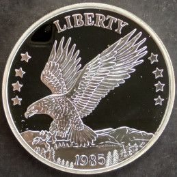 1985 1 Oz American Mint Double Eagle Obverse