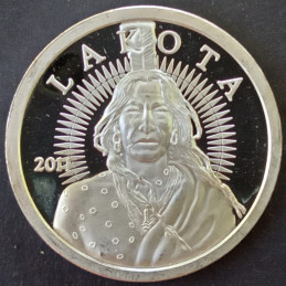 2011 1 Oz AOCS Lakota Obverse