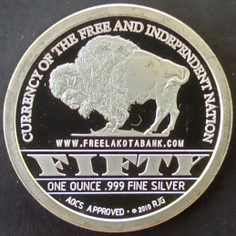 2011 1 Oz AOCS Lakota Reverse