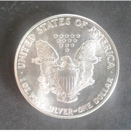 1986 1 Oz American Silver Eagle Reverse