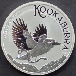 2024 1 Oz Australian Kookaburra Reverse