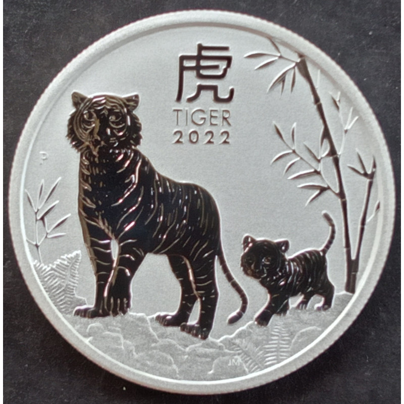 2022 1/2 Oz Australian Lunar Series 3 [Tiger] Reverse
