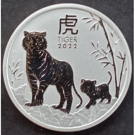 2022 1/2 Oz Australian Lunar Series 3 [Tiger] Reverse