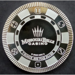 2023 1 Oz APMEX Missouri Belle Casino Reverse
