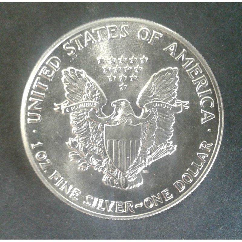 1987 1 Oz American Silver Eagle Reverse