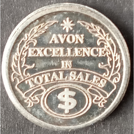 1/4 Oz Avon Total Sales Obverse