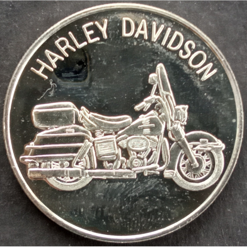 1 Oz AMC Harley Davidson Great Seal Obverse