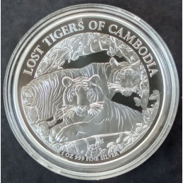 2024 1 Oz Cambodia Lost Tigers Reverse