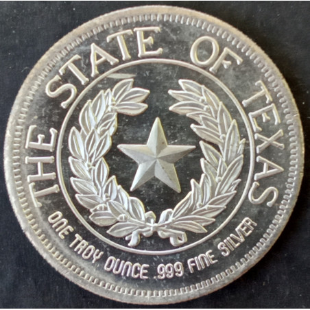1988 1 Oz Colonial Coins Official Texas Bullion Obverse