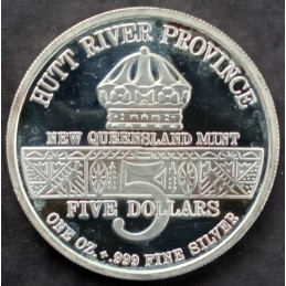 1991 1 Oz Hutt River Desert Storm Jeep Type 2 Reverse