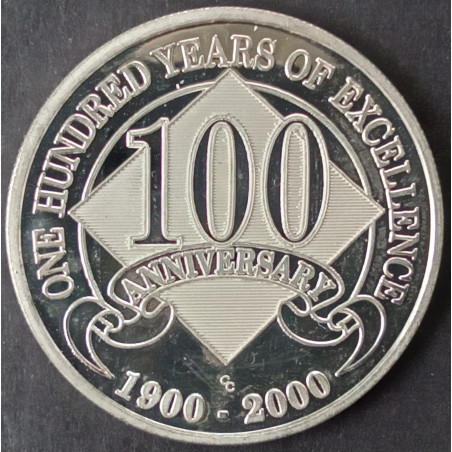 2000 1 Oz Continental Coin Southern Scrap 100th Anniversary Obverse