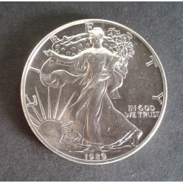 1989 1 Oz American Silver Eagle Obverse