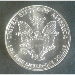 1989 1 Oz American Silver Eagle Reverse