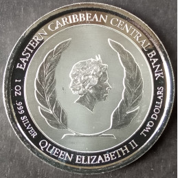 2022 1 Oz Dominica Nature Isle Obverse