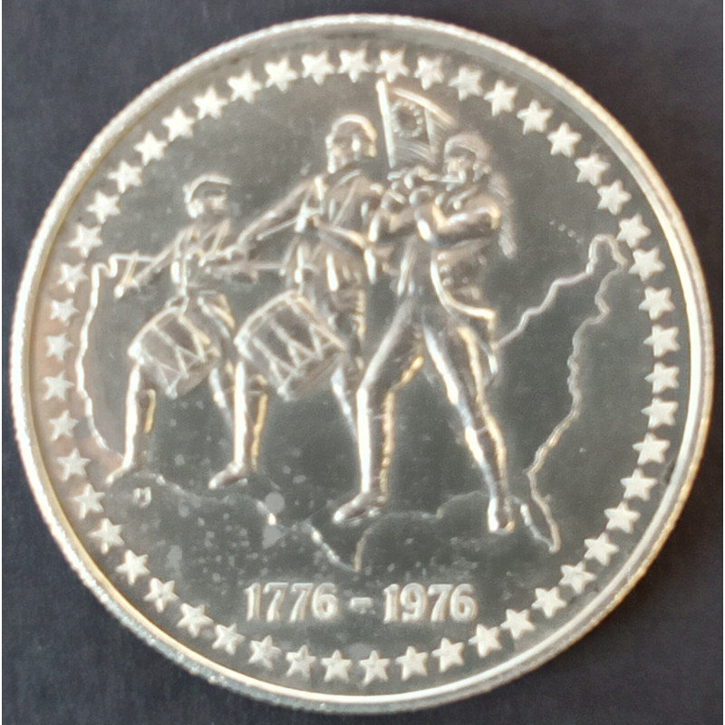 1976 1 Oz Draper Mint Second Centennial Type 2 Obverse
