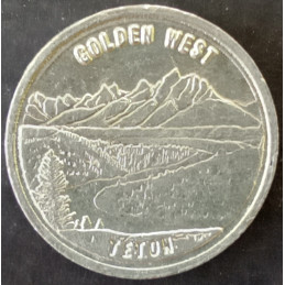 1 Oz Draper Mint Golden West Teton Rolo Obverse