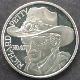 1992 1 Oz Enviromint Richard Petty Fan Appreciation Tour Obverse