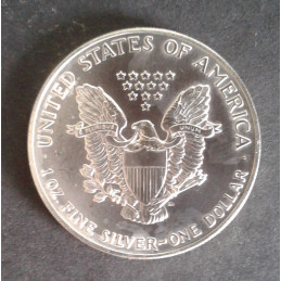 1992 1 Oz American Silver Eagle Reverse