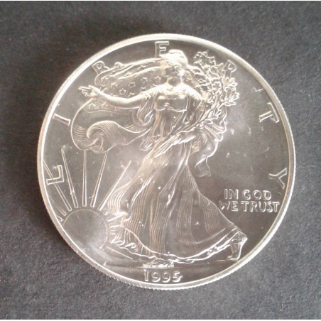 1995 1 Oz American Silver Eagle Obverse