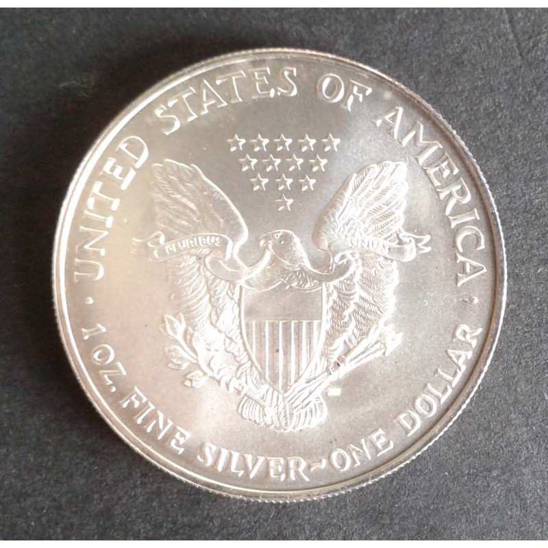 1996 1 Oz American Silver Eagle Reverse