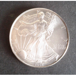 1996 1 Oz American Silver Eagle Obverse