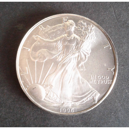 1996 1 Oz American Silver Eagle Obverse