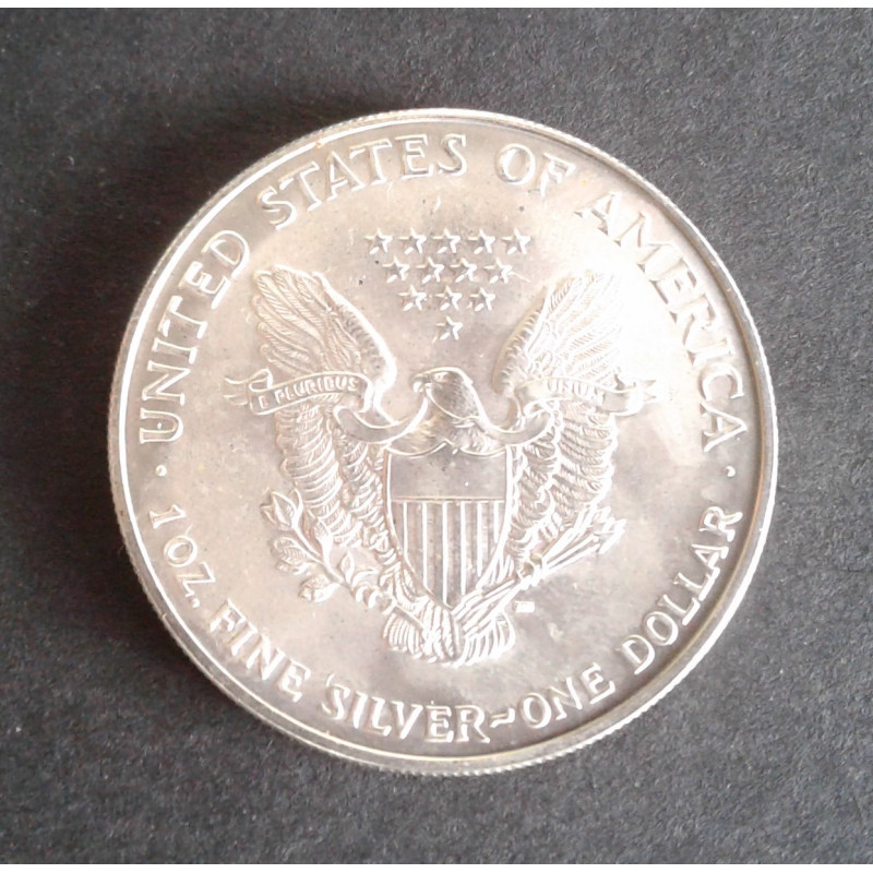 1997 1 Oz American Silver Eagle Reverse