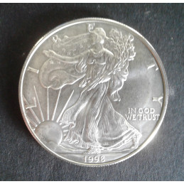 1998 1 Oz American Silver Eagle Reverse