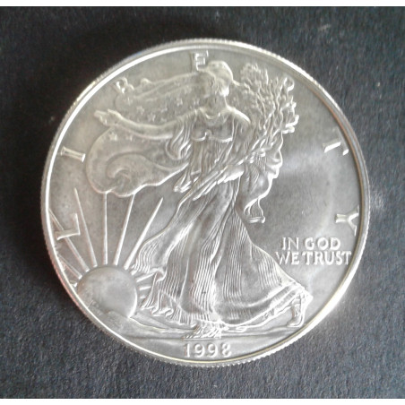 1998 1 Oz American Silver Eagle Reverse