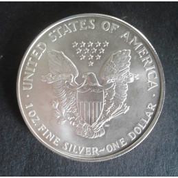 1998 1 Oz American Silver Eagle Obverse