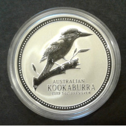 2003 1 Oz Australian Kookaburra Obverse