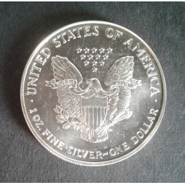 1999 1 Oz American Silver Eagle Reverse