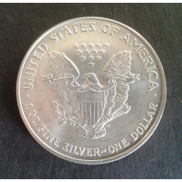 2002 1 Oz American Silver Eagle Reverse