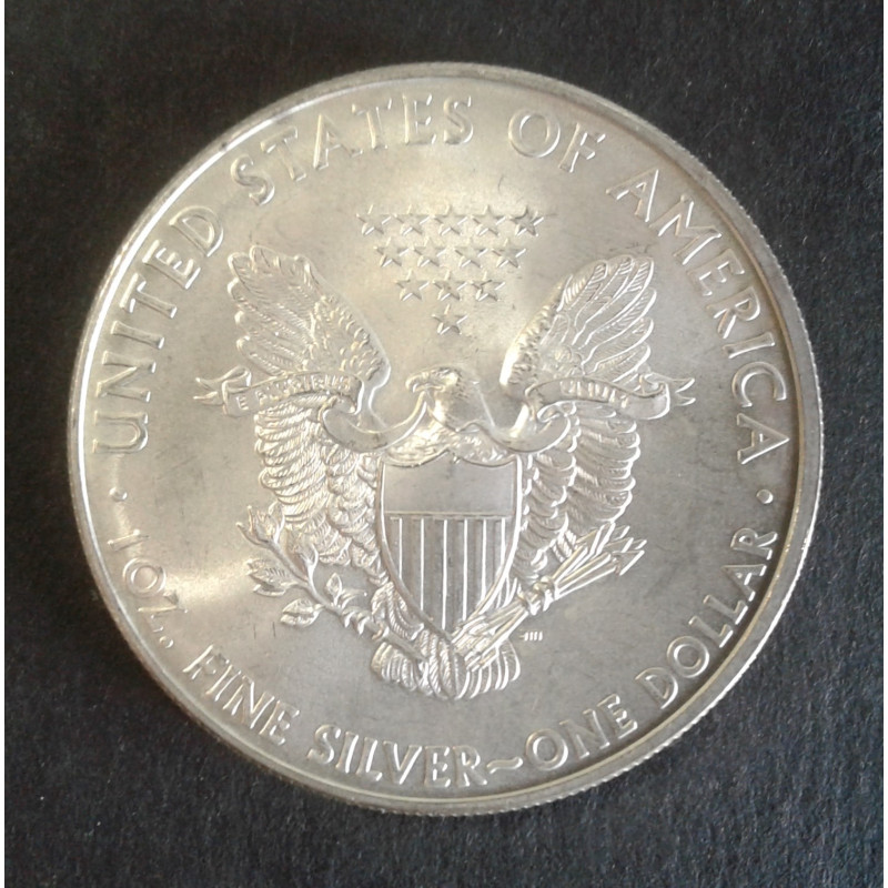 2008 1 Oz American Silver Eagle Reverse