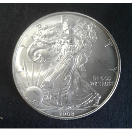 2008 1 Oz American Silver Eagle Obverse