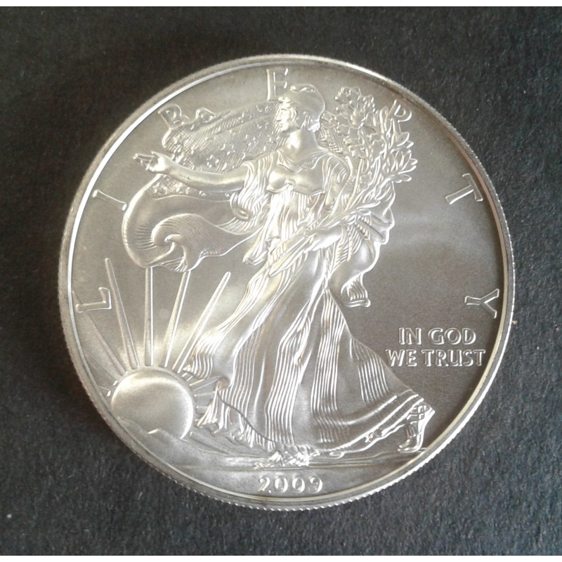 2009 1 Oz American Silver Eagle Obverse